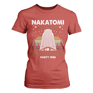 Nakatomi Plaza Christmas Party 1988 T Shirt For Women Xmas Gift TS10 Red Print Your Wear
