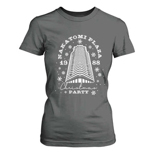 Nakatomi Plaza Christmas Party 1988 T Shirt For Women Funny 80's Xmas Movie TS10 Dark Heather Print Your Wear