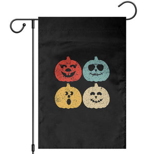 Retro Vintage Halloween Pumpkin Funny Gift Garden Flag TS10 Black Print Your Wear