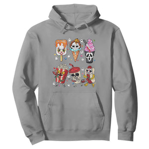 Horror Movie Summer Popsicle Halloween Ice Cream Summerween Hoodie TS10 Sport Gray Print Your Wear