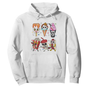 Horror Movie Summer Popsicle Halloween Ice Cream Summerween Hoodie TS10 White Print Your Wear