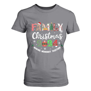 Matching Family Christmas 2024 T Shirt For Women Funny Group Xmas Festive Mom Dad Kids Tees TS10 Charcoal Print Your Wear