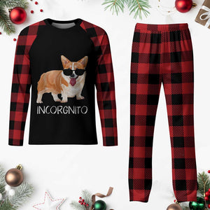 Incorgnito Funny Welsh Corgi Owner Dog Lover Plaid Pajama Set TS10 Buffalo Plaid Print Your Wear