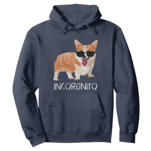 Incorgnito Funny Welsh Corgi Owner Dog Lover Hoodie TS10 Navy Print Your Wear
