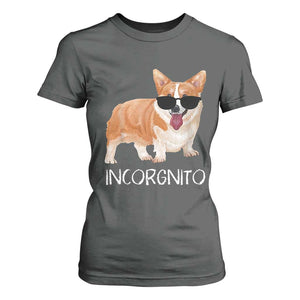 Incorgnito Funny Welsh Corgi Owner Dog Lover T Shirt For Women TS10 Dark Heather Print Your Wear