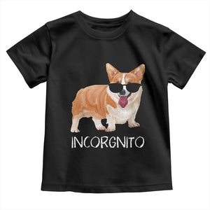 Incorgnito Funny Welsh Corgi Owner Dog Lover Toddler T Shirt TS10 Black Print Your Wear