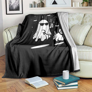 Halloween Ghost Dog Throw Blanket Retro Spooky Season Boo Sheet TS10 Print Your Wear