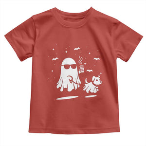 Halloween Ghost Dog Baby Shirt Retro Spooky Season Boo Sheet TS10 Red Print Your Wear