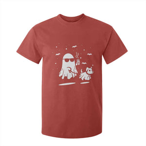Halloween Ghost Dog T Shirt For Kid Retro Spooky Season Boo Sheet TS10 Red Print Your Wear