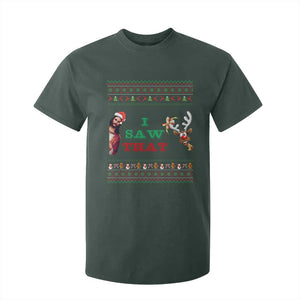 Jesus I Saw That Meme T Shirt For Kid Funny Ugly Christmas Religious Christian TS10 Dark Forest Green Print Your Wear