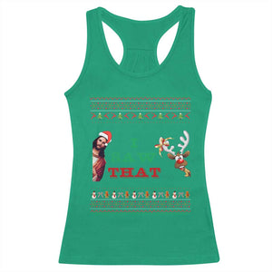 Jesus I Saw That Meme Racerback Tank Top Funny Ugly Christmas Religious Christian TS10 Irish Green Print Your Wear