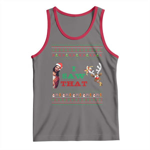 Jesus I Saw That Meme Tank Top Funny Ugly Christmas Religious Christian TS10 Deep Heather Red Print Your Wear