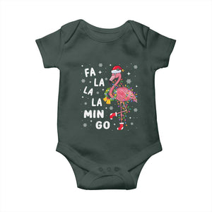 Christmas Flamingo Baby Onesie Hawaii Christmas Xmas Lights Tree TS10 Print Your Wear