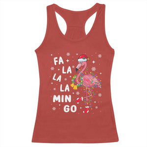 Christmas Flamingo Racerback Tank Top Hawaii Christmas Xmas Lights Tree TS10 Red Print Your Wear