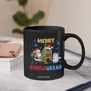 Merry Chrismukkah Coffee Mug Happy Christmas Hanukkah Jewish Santa Snowman TS10 Print Your Wear