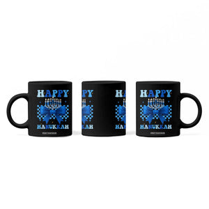 Coquette Hanukkah Coffee Mug Jewish Menorah Bow Girls TS10 Print Your Wear