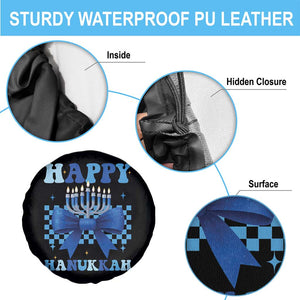 Coquette Hanukkah Spare Tire Cover Jewish Menorah Bow Girls TS10 Print Your Wear