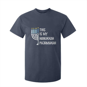 Funny Hanukkah Pajama T Shirt For Kid This is My Pajamakah Gift Chanukah TS10 Navy Print Your Wear
