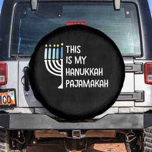 Funny Hanukkah Pajama Spare Tire Cover This is My Pajamakah Gift Chanukah TS10 No hole Black Print Your Wear