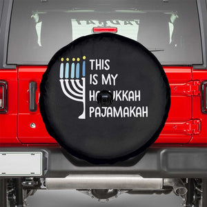 Funny Hanukkah Pajama Spare Tire Cover This is My Pajamakah Gift Chanukah TS10 Black Print Your Wear