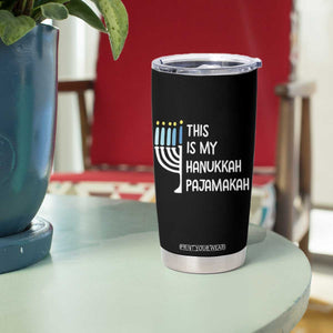 Funny Hanukkah Pajama Tumbler Cup This is My Pajamakah Gift Chanukah TS10 Print Your Wear