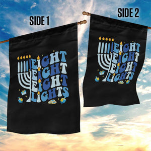 Happy Hanukkah Garden Flag Retro Groovy Eight Nights and Eight Lights TS10 Print Your Wear