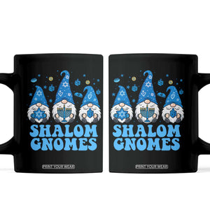 Happy Hanukkah Coffee Mug Retro Groovy Eight Nights Lights TS10 Black Print Your Wear