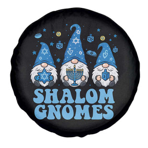 Happy Hanukkah Spare Tire Cover Retro Groovy Eight Nights Lights TS10 Print Your Wear