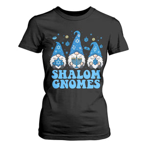 Happy Hanukkah T Shirt For Women Retro Groovy Eight Nights Lights TS10 Black Print Your Wear