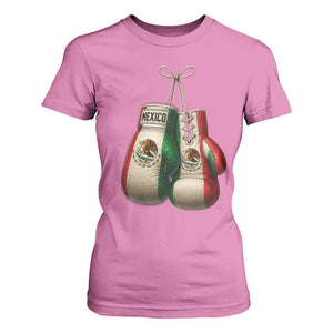 Mexican Boxing Gloves T Shirt For Women Retro Vintage Mexico Flag Boxer TS10 Azalea Print Your Wear