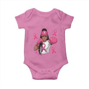 Black Women Fight Breast Cancer Awareness Baby Onesie Pink Ribbon African American TS10 Azalea Print Your Wear