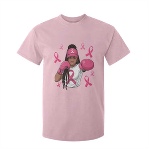 Black Women Fight Breast Cancer Awareness T Shirt For Kid Pink Ribbon African American TS10 Light Pink Print Your Wear