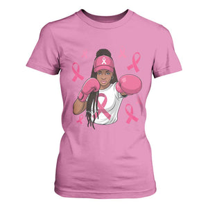 Black Women Fight Breast Cancer Awareness T Shirt For Women Pink Ribbon African American TS10 Azalea Print Your Wear