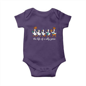The Life Of A Silly Goose Baby Onesie Funny Concert Outfit Country Music Fan TS10 Purple Print Your Wear