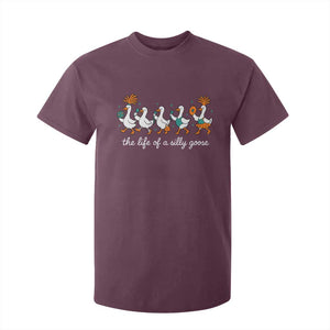 The Life Of A Silly Goose T Shirt For Kid Funny Concert Outfit Country Music Fan TS10 Maroon Print Your Wear