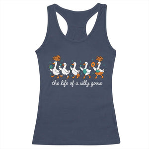 The Life Of A Silly Goose Racerback Tank Top Funny Concert Outfit Country Music Fan TS10 Navy Print Your Wear