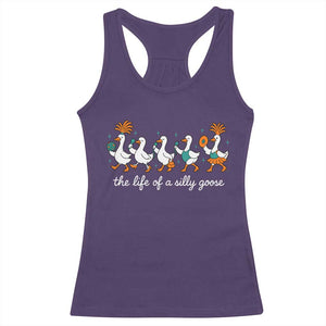 The Life Of A Silly Goose Racerback Tank Top Funny Concert Outfit Country Music Fan TS10 Purple Print Your Wear