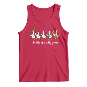 The Life Of A Silly Goose Tank Top Funny Concert Outfit Country Music Fan TS10 Red Print Your Wear