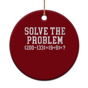 Funny Six Seven Ceramic Ornament Math Teacher Joke 67 Meme Gen Alpha Slang TS10 1pc Red Print Your Wear