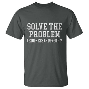 Funny Six Seven T Shirt Math Teacher Joke 67 Meme Gen Alpha Slang TS10 Dark Heather Print Your Wear