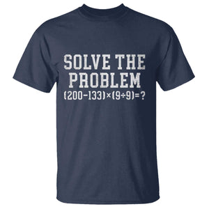 Funny Six Seven T Shirt Math Teacher Joke 67 Meme Gen Alpha Slang TS10 Navy Print Your Wear