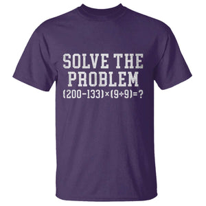 Funny Six Seven T Shirt Math Teacher Joke 67 Meme Gen Alpha Slang TS10 Purple Print Your Wear
