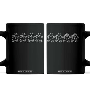 Christmas Gingerbread Cookies Coffee Mug Festive Holiday Outfit TS10 Black Print Your Wear