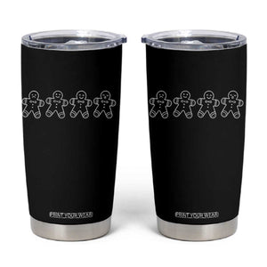 Christmas Gingerbread Cookies Tumbler Cup Festive Holiday Outfit TS10 Black Print Your Wear