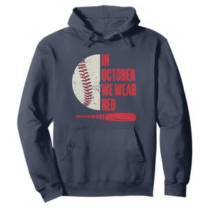 Red October Philly Hoodie Retro Philadelphia Baseball Fan TS10 Navy Print Your Wear