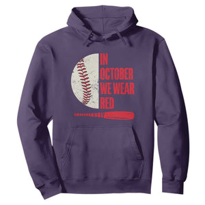 Red October Phillies Hoodie Retro Philadelphia Baseball Fan TS10 Purple Print Your Wear