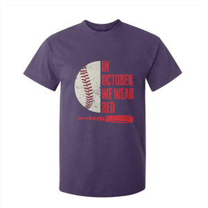 Red October Philly T Shirt For Kid Retro Philadelphia Baseball Fan TS10 Purple Print Your Wear