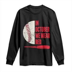 Red October Philly Long Sleeve Shirt Retro Philadelphia Baseball Fan TS10 Black Print Your Wear