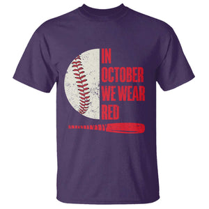 Red October Phillies T Shirt Retro Philadelphia Baseball Fan TS10 Purple Print Your Wear