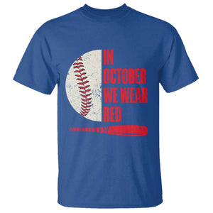 Red October Philly T Shirt Retro Philadelphia Baseball Fan TS10 Royal Blue Print Your Wear